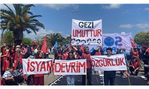 1 Mayıs kutlamaları | SOL Parti'nin Gezi Direnişi ve Mahir Çayan pankartlarına polis engeli
