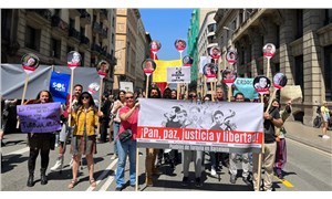 Barselona'da 1 Mayıs: "Ekmek, Barış, Adalet ve Özgürlük"