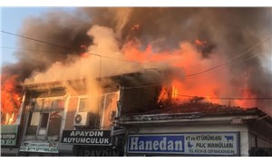 Afyon'da yangın: 15 işyeri kullanılamaz hale geldi