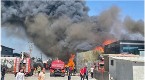 Uşak'ta tekstil fabrikasında yangın