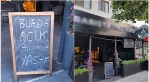 Kocaeli'de bir kafeye 'burada açık giyinmek yasaktır' yazısı asıldı