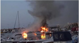 Avcılar limanında 7 tekne yandı