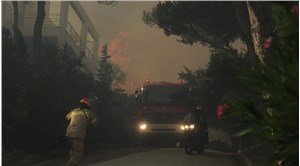 Atina'da orman yangını