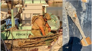 Zonguldak'ta balıkçı ağlarına havan mermisi takıldı