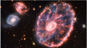 James Webb Teleskobu, Araba Tekeri Galaksisi’ni görüntüledi