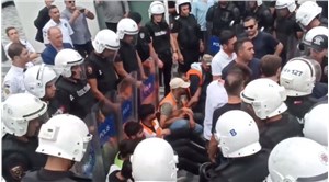 Emlak Konut önünde eylem yapan işçiler ve gazeteci Zeynep Kuray gözaltına alındı