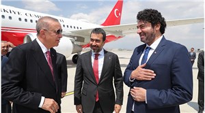 Erdoğan'ı havalimanında Hakan Taşıyan karşıladı