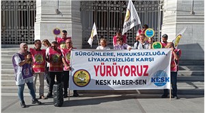 Haber-Sen üyeleri, PTT'deki sürgünlere karşı Ankara'ya yürüyor