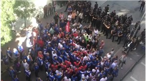MEB'e yürümek isteyen öğretmenlere polis engeli
