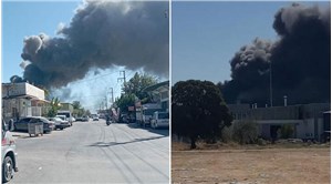 İzmir'de fabrikada çıkan yangın kontrol altına alındı