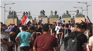Bağdat'ta ekim gösterileri başladı: Yeşil Bölge'ye giden yollar trafiğe kapatıldı