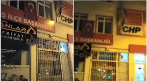 Çankırıda CHP İlçe Başkanlığı binasına saldırı: 1 gözaltı