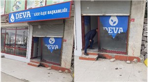 Diyarbakır'da DEVA Partisi binasına molotoflu saldırı