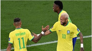 Neymar tarihe geçti, 'Sambacılar' çeyrek finale yükseldi