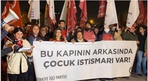 TİP'ten çocuk istismarıyla gündeme gelen Hiranur Vakfı'nın önünde eylem