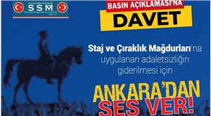 Staj mağdurları Ankara’da buluşuyor: “Haklıyız, kazanacağız”