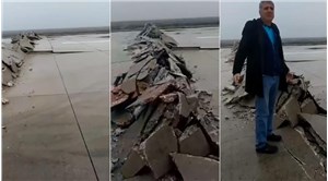 Kurutulan Amik Gölü’ne yapılan Hatay Havalimanı’nın pisti, depremde kırıldı!