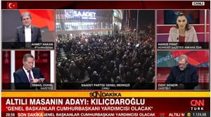 CNN Türkte Kılıçdaroğlu paniği: Ahmet Hakan, Hande Fıratın konuşmasını kesti
