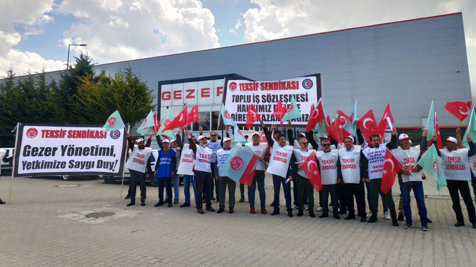 Bolu'da hakları yok sayılan Gezer işçileri direnişe devam ediyor