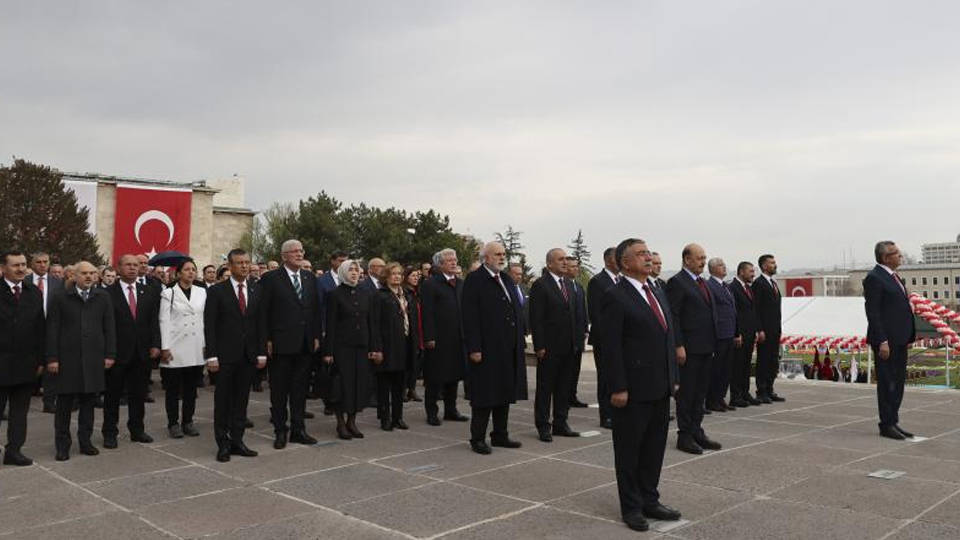 Anıtkabir'de 23 Nisan töreni düzenlendi: Erdoğan bu yıl da katılmadı