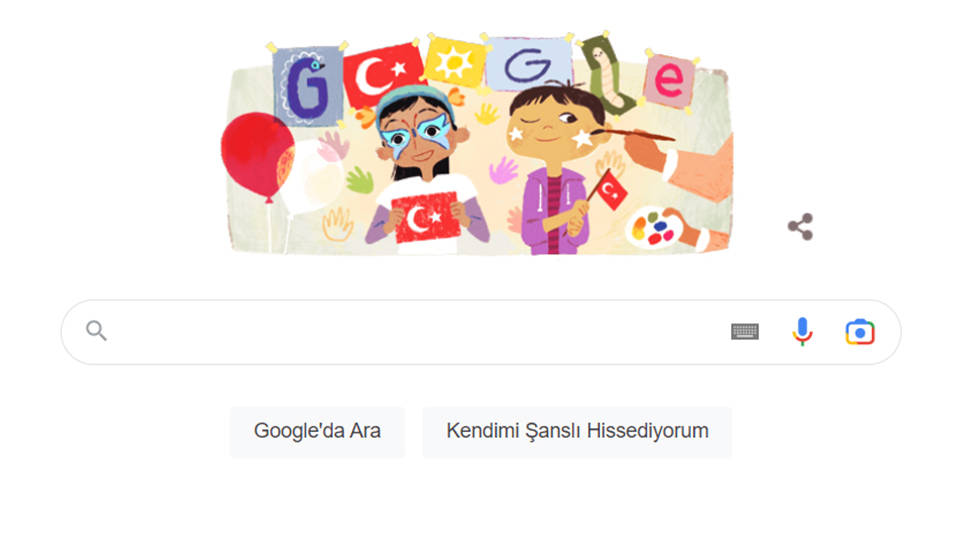 Google'dan 23 Nisan için özel ''doodle''