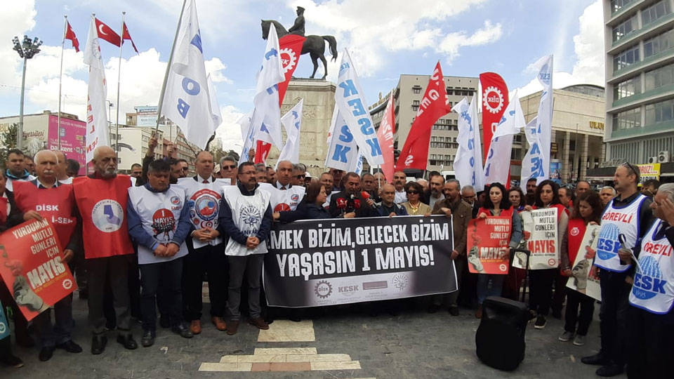 1 Mayıs Ankara Tertip Komitesi'nden çağrı: Türkülerimizle Tandoğan Meydanı'nda olacağız