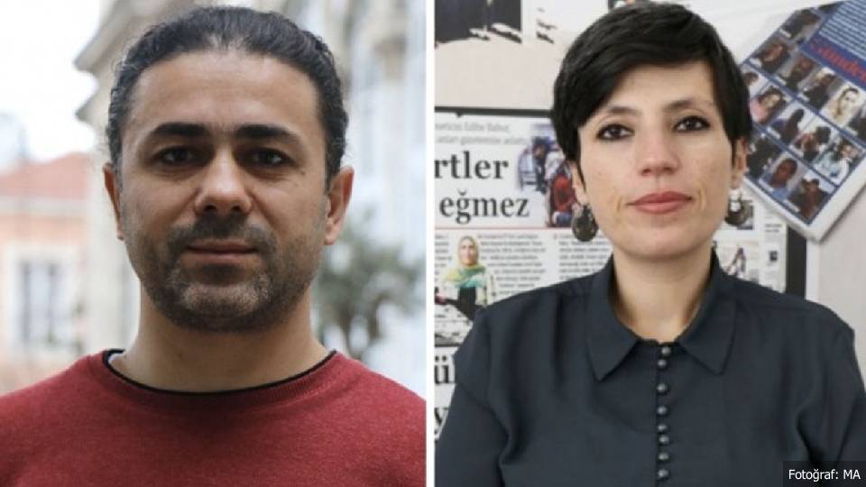 DFG Eş Başkanı Dicle Müftüoğlu ve gazeteci Sedat Yılmaz gözaltına alındı