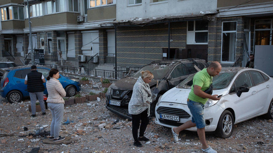 Ukrayna: Rusya'nın Kiev’e düzenlediği İHA saldırısında 1 kişi öldü