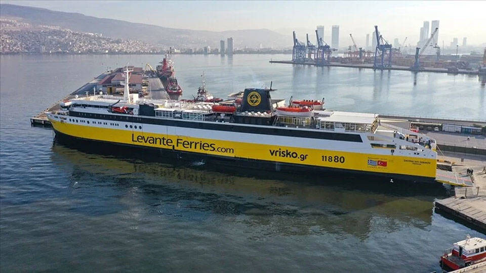 Mart ayına kadar durdurulduğu açıklanan İzmir-Selanik feribot seferleri devam etmeyecek