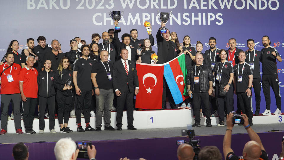 Türkiye Tekvando Milli Takımı, dünya şampiyonu oldu