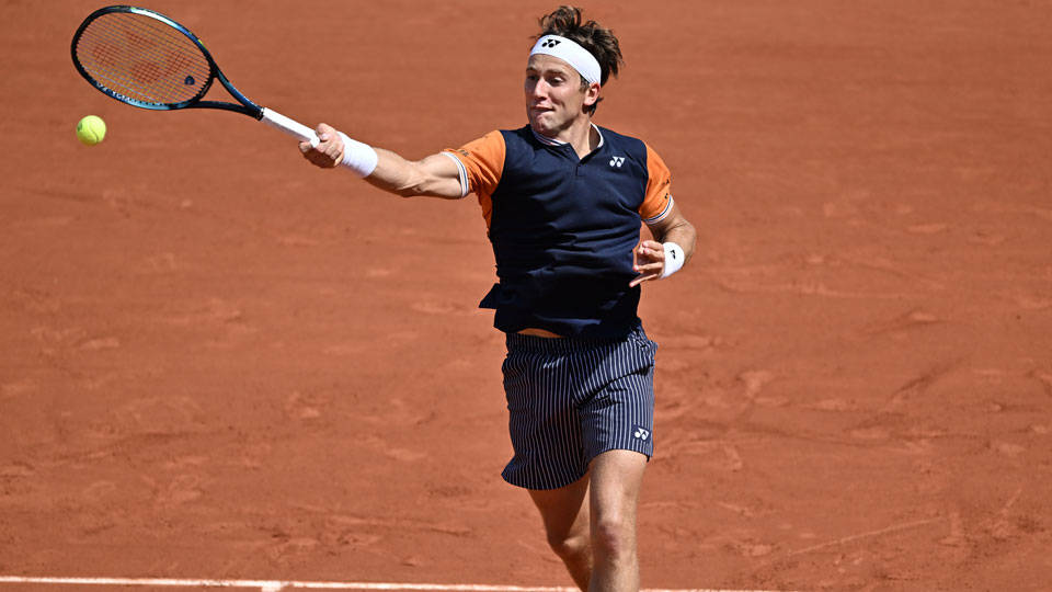 Roland Garros'ta geçen yılın finalisti Casper Ruud çeyrek finale yükseldi