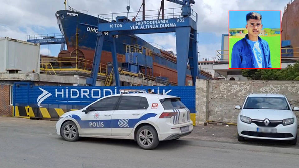 Tuzla’da iş cinayeti: Tersaneden denize düşen işçi hayatını kaybetti
