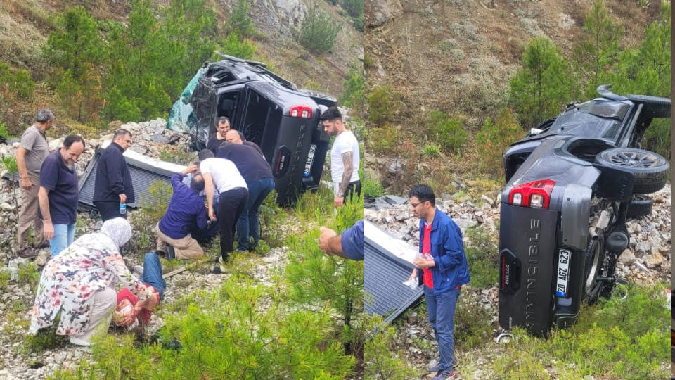 Eski Bakan Nihat Zeybekci trafik kazası geçirdi