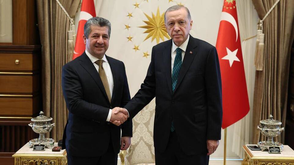 Erdoğan-Barzani görüşmesi başladı