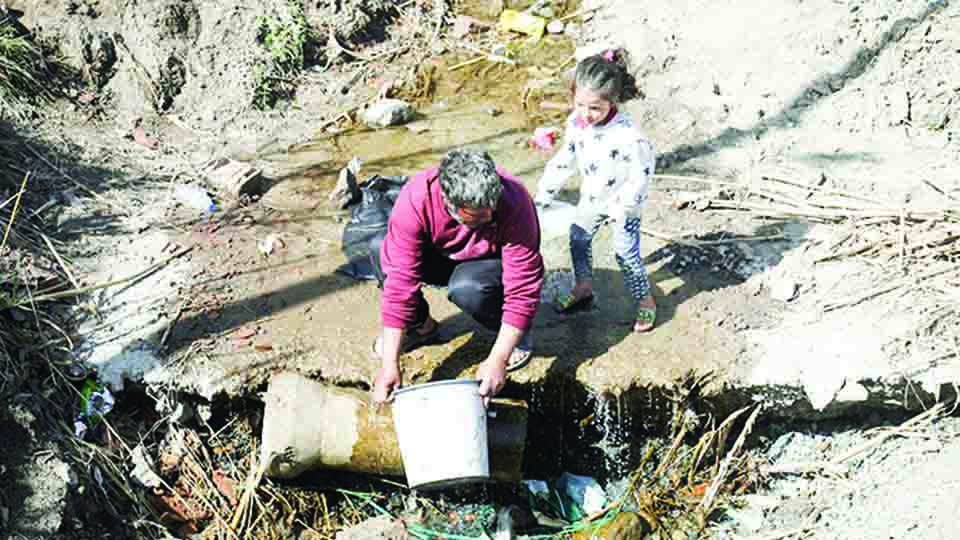 Afet bölgesinde su alarmı