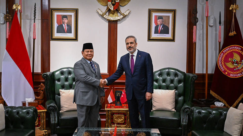 Dışişleri Bakanı Fidan, Endonezya Savunma Bakanı Subianto ile görüştü