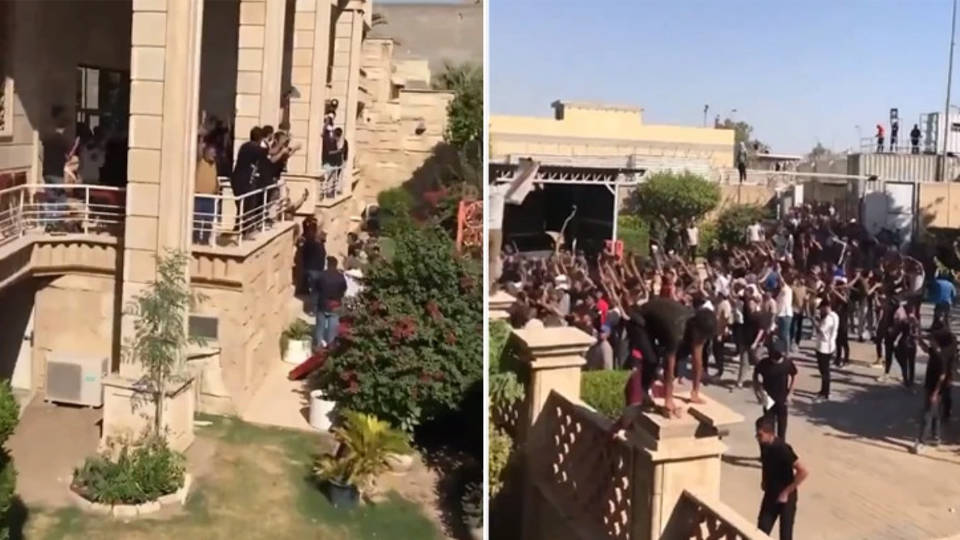 Bağdat'taki İsveç Büyükelçiliği'ne saldırı: Binanın bir kısmı ateşe verildi