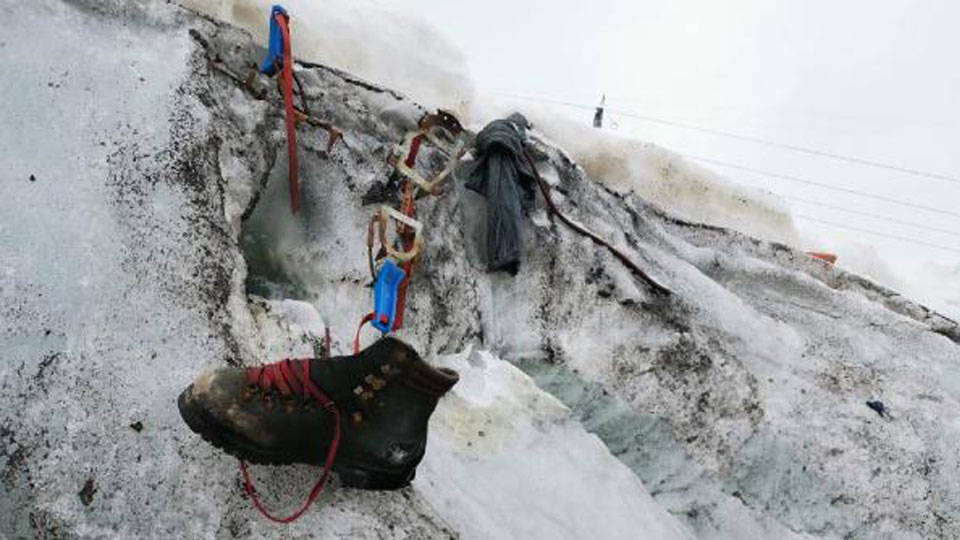 İsviçre'de 1986’da Theodul Buzulu'na tırmanırken kaybolan dağcının cansız bedeni bulundu