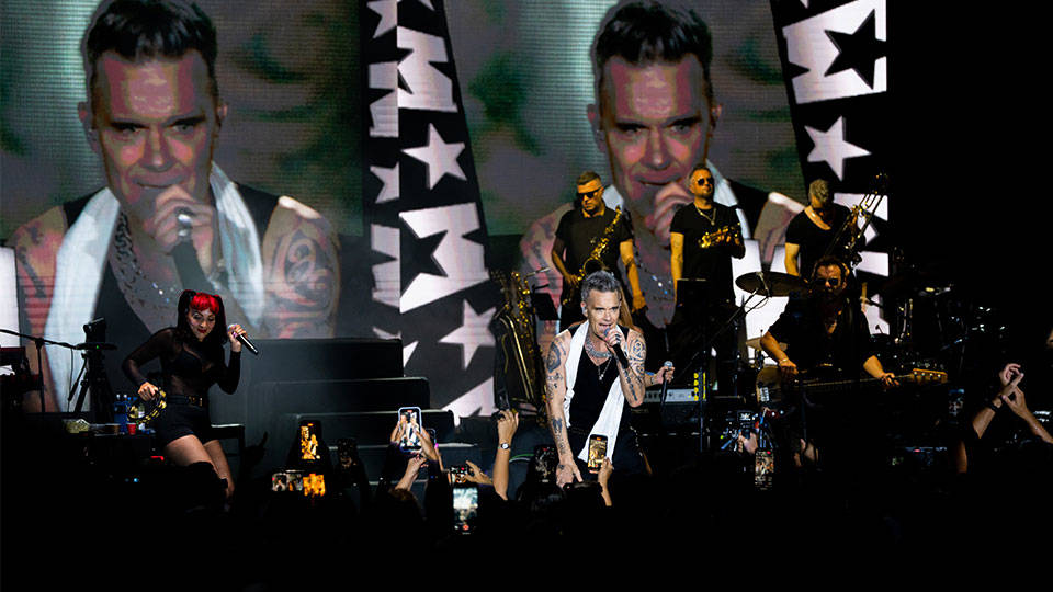 Robbie Williams Bodrum'da sahne aldı