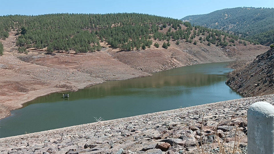 Gaziantep'teki göletlerde su seviyesi yüzde 5'e düştü
