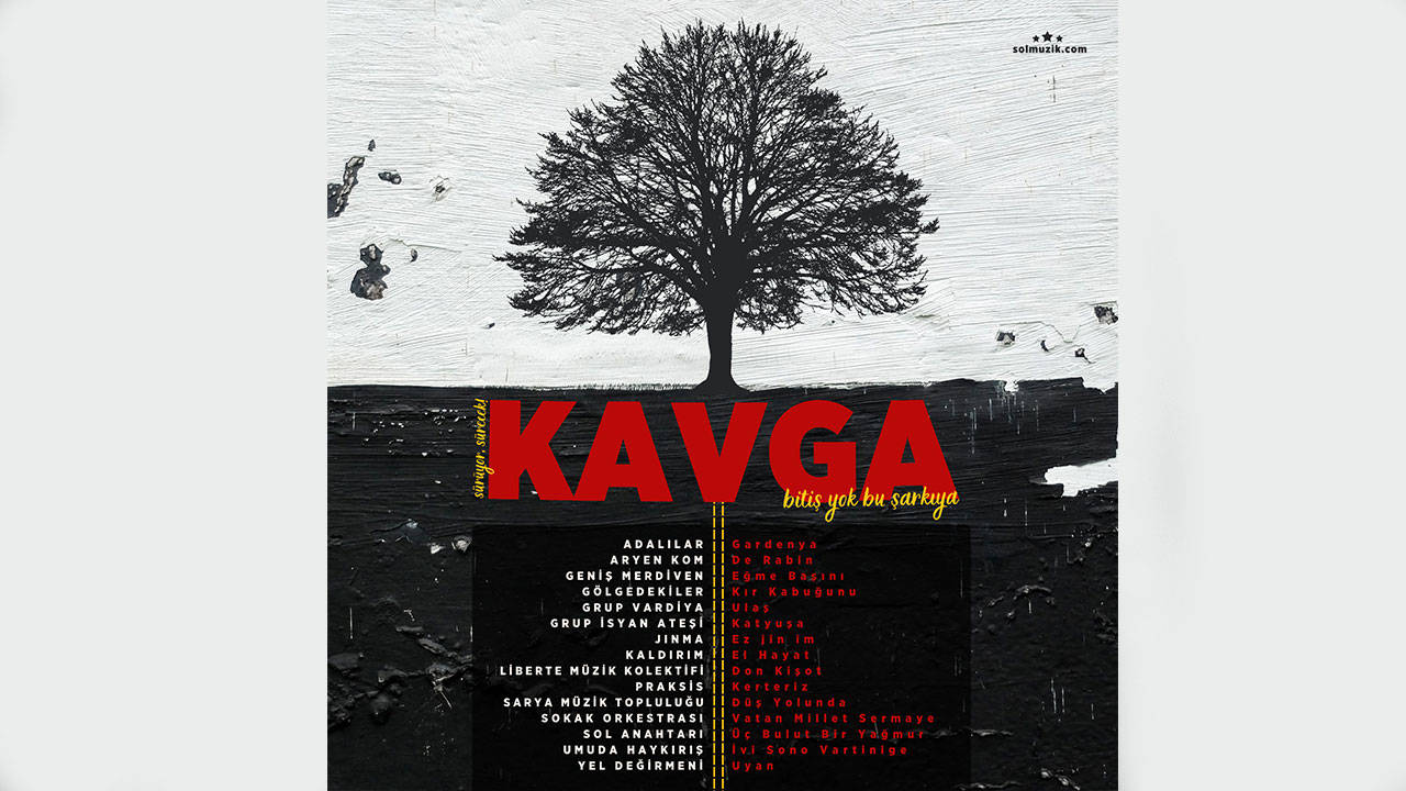15 devrimci müzik grubundan ortak albüm: 'Kavga'