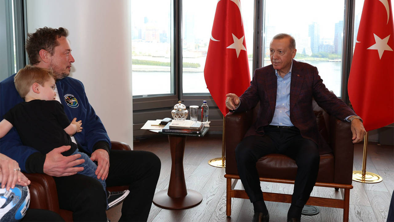 Elon Musk ile Erdoğan'la görüştü