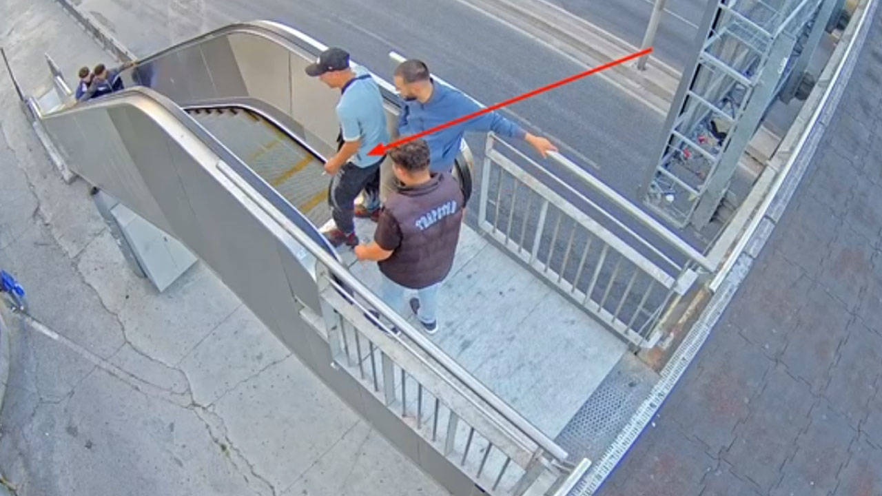 İBB, yürüyen merdiven sabotajlarına ilişkin yeni görüntü paylaştı