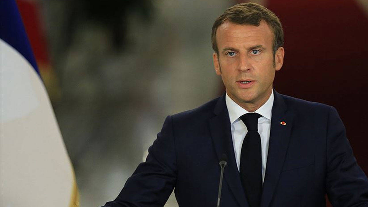 Macron: Filistin'e yapılan yardımların askıya alınmasından yana değiliz
