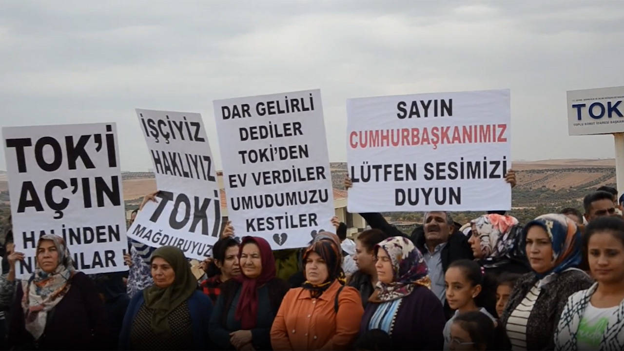 Gaziantep'teki TOKİ mağdurları eylem yaptı: KDV oranını yükselttiler, yoksula böyle eziyet yapılmaz