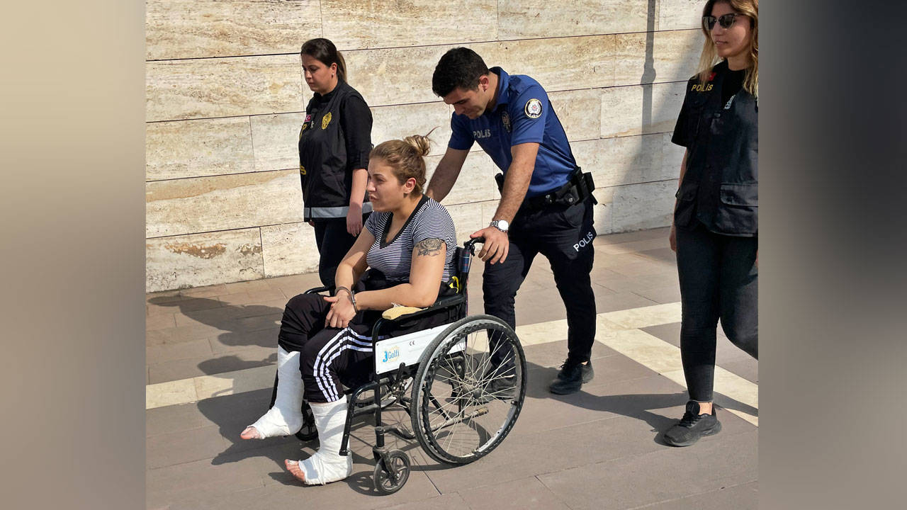 Polisten kaçarken ayağını çatlatan hükümlü hastanede yakalandı