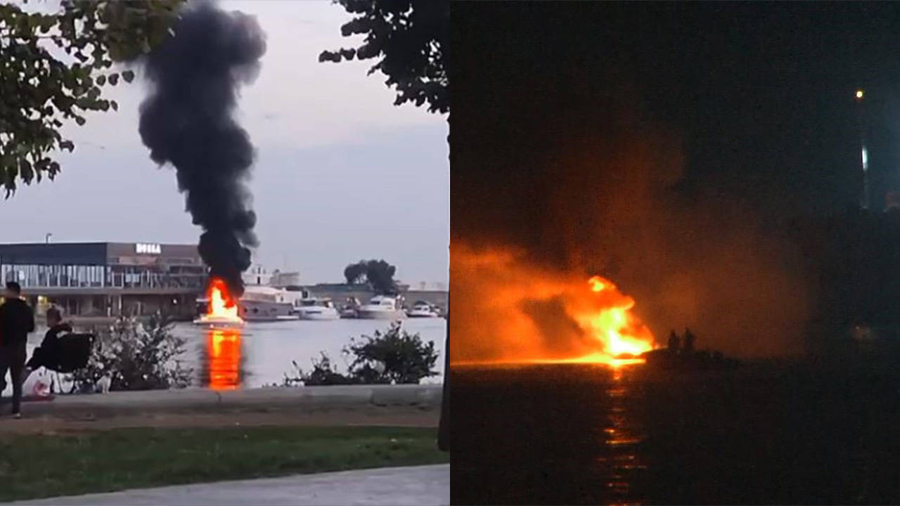 Ataköy'deki tekne yangınında 1'i ağır 4 kişinin yaralandığı ortaya çıktı