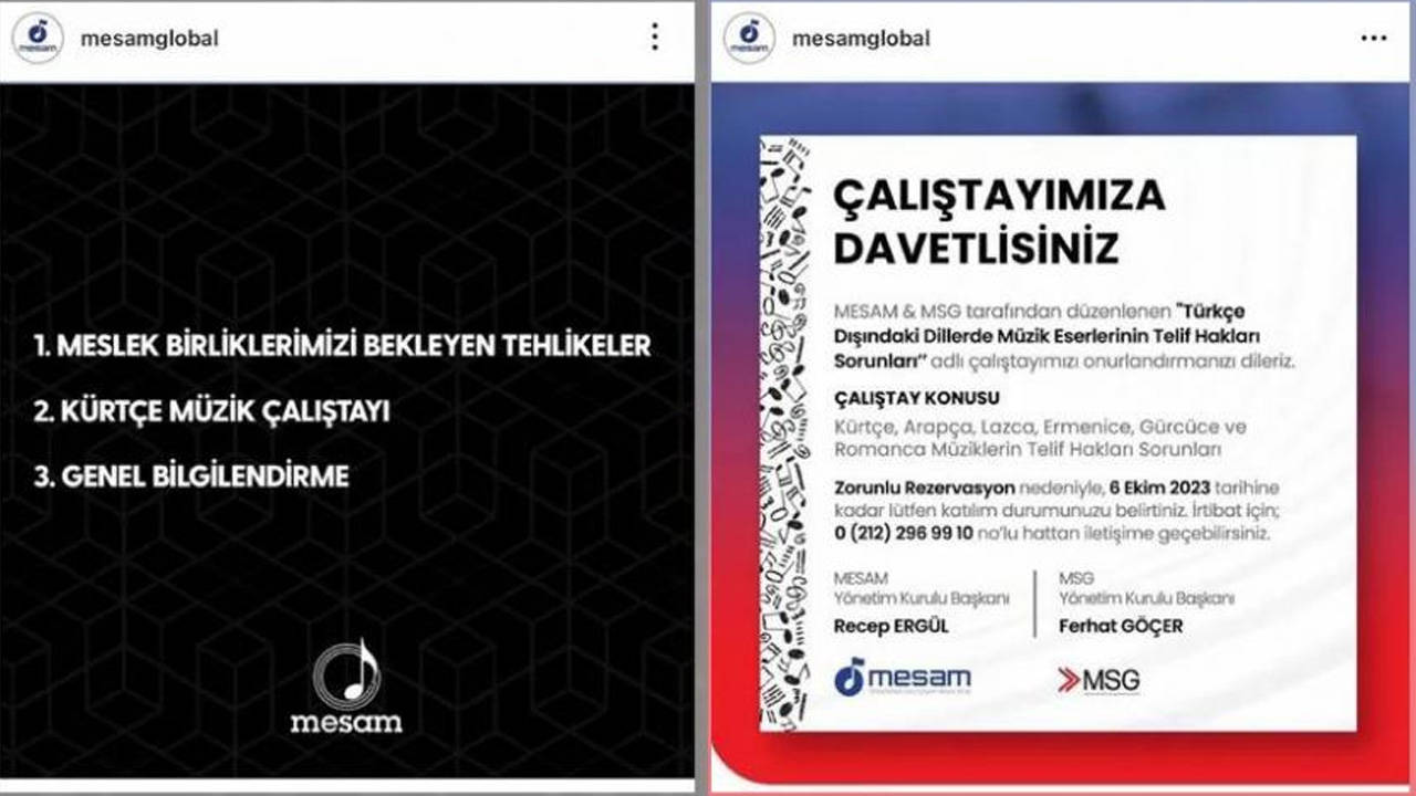 MESAM'ın Kürtçe Müzik Çalıştayı'nın ismi ve tarihi değiştirildi