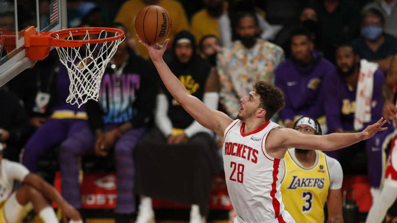 Alperen Şengün 19 sayı attı, Rockets, Lakers'ı 128-94 yendi