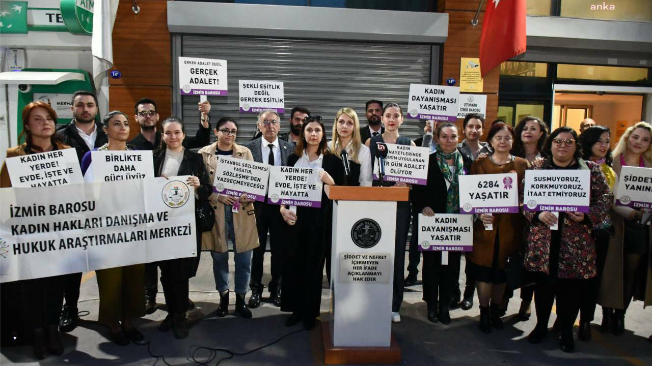 İzmir Barosu: İstanbul Sözleşmesi'nden çıkıldığından beri 800 kadın öldürüldü